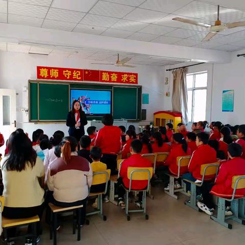 【引航青春，法护成长】 南任村﻿小学少工委开展校外辅导员法治宣讲活动