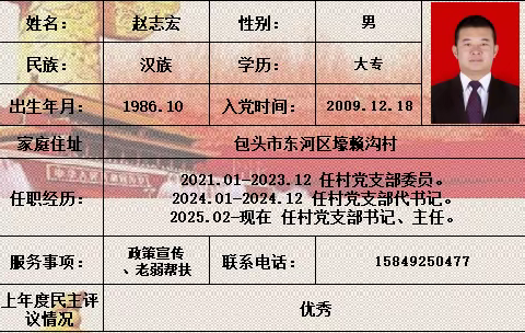 厂汉沟村党支部简介