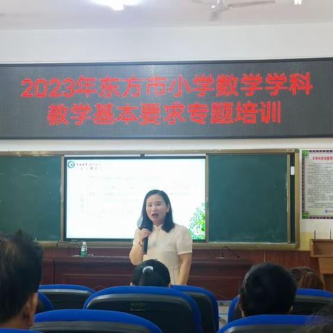 精雕细琢研教材，共谱教学新篇章——东方市2023年小学数学学科教学基本要求专题培训纪实