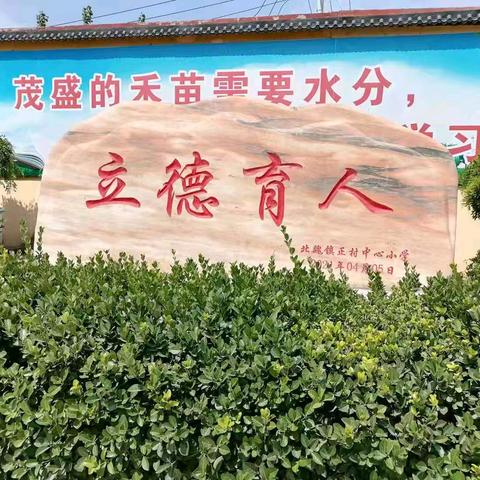 墨香启夏，笔润童心 北魏镇正村中心小学暑期练字帖 发放活动