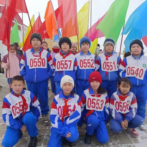 【红旗农场三场槽子学校】“阳光体育，与祖国同行”冬季长跑活动