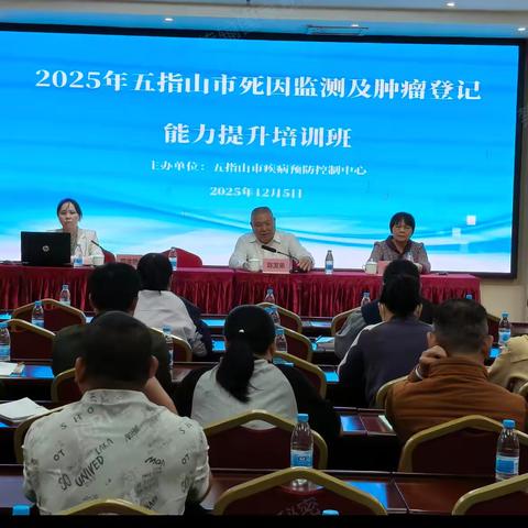 五指山市举办20 25年死因监测及肿瘤登记能力提升培训班