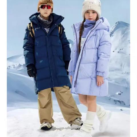 水孩儿女童156中长款羽绒服