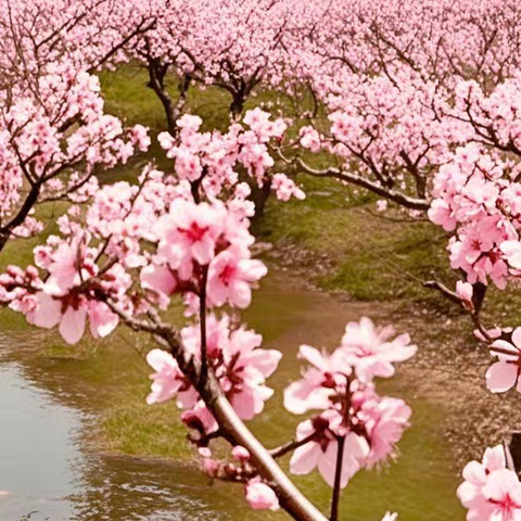 桃花朵朵开