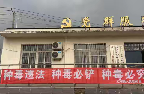北港镇组织开展禁种铲毒专项宣传教育活动