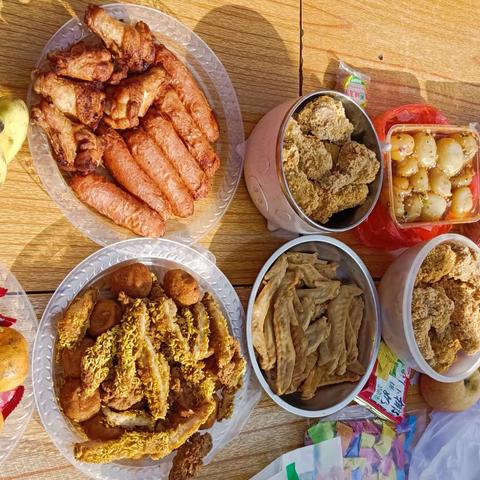 冬至暖阳  美食飘香--天等镇洪岭小学第二届美食节活动剪影