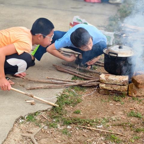 践行良好生活习惯，绘就美好童年时光——良垌镇象路小学冬日野炊实践活动