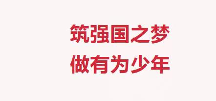 筑强国之梦 做有为少年----许庄子小学少先队举行爱国主题教育活动