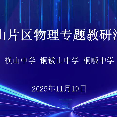 “物”里探秘，“研”途有你——桐畈镇中学物理专题联片教研活动纪实