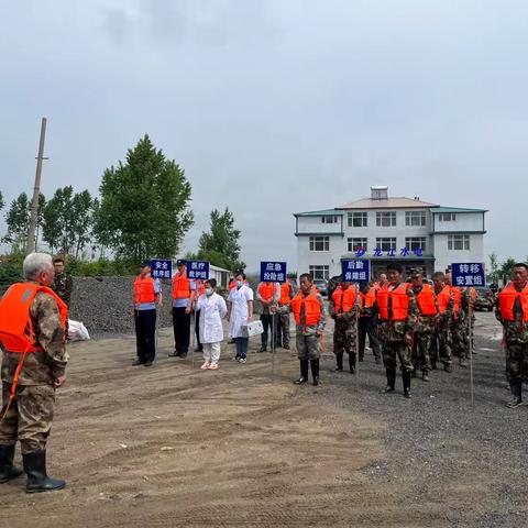 防汛演练“不懈怠” 守好百姓“安全线”——兴凯湖乡积极开展防汛应急演练