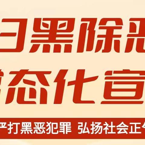 扫黑除恶 平安家园