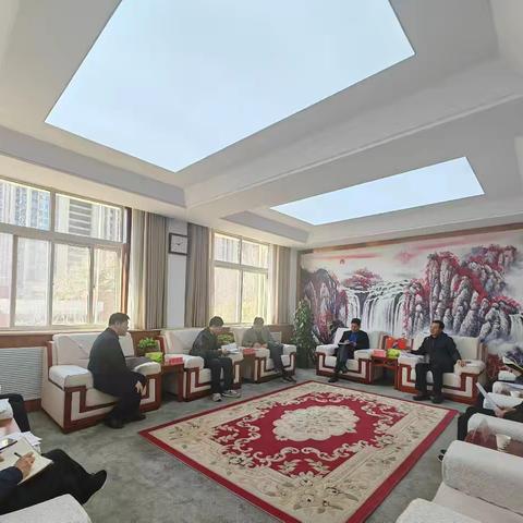 市机关事务中心赴卫东区机关事务中心调研