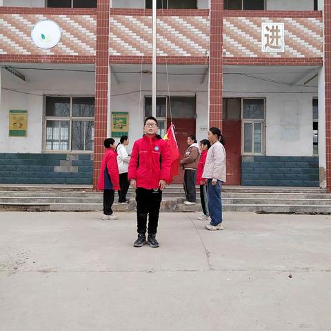 罗王小学升旗仪式及安全教育