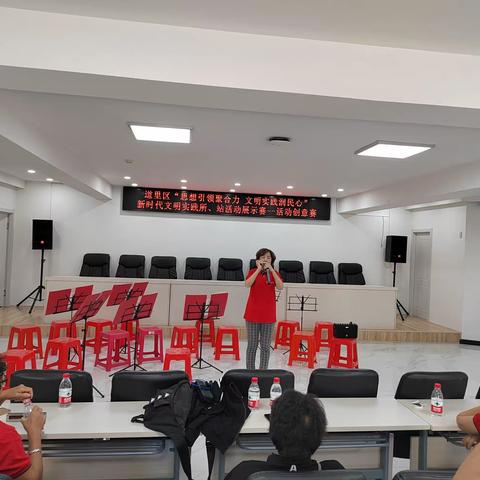 爱建新时代文明实践所开展“口口相传，奏响文明新乐章”口琴展示活动