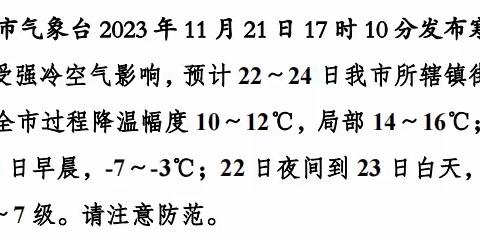 【卫生保健】@所有家长！北京路幼儿园小 3 班 喊你防寒保暖啦