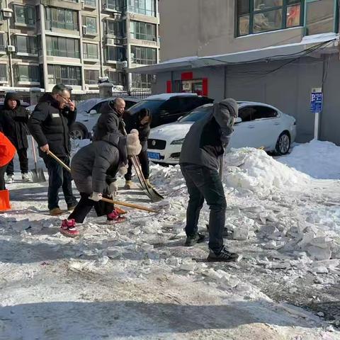 “四叶草”映红冰雪路，党员先锋暖透过年时
