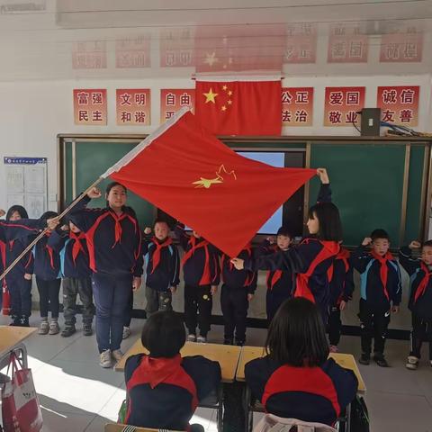 玛尼罕中心小学“争做新时代好队员”10.13少先队建队日暨第二批入队仪式