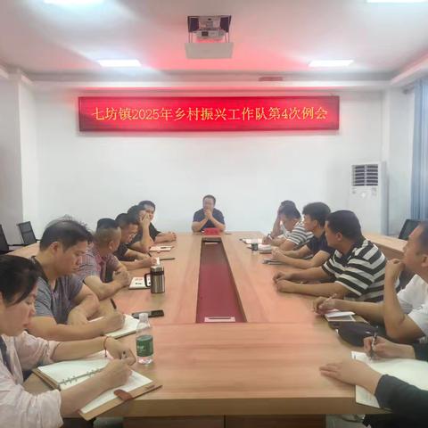 七坊镇召开2025年乡村振兴工作队第4次例会