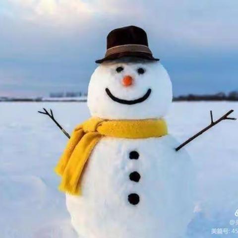 银海立达幼儿园中班之童心绘童画———可爱的雪人⛄