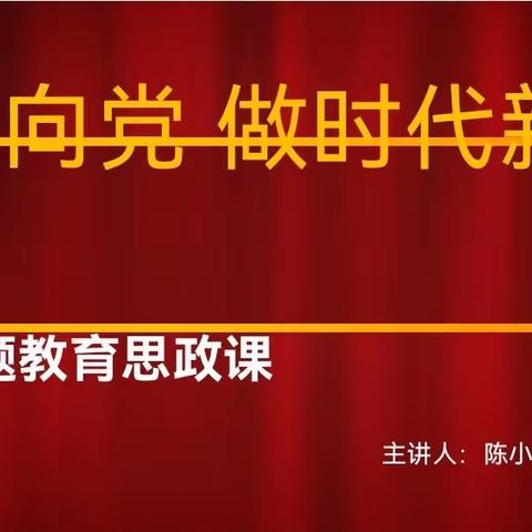 童心向党 做时代新人——记陈小燕常委走进定安县第三小学讲主题教育思政课