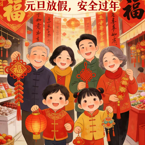 加握幼儿园2026年元旦放假致家长的一封信