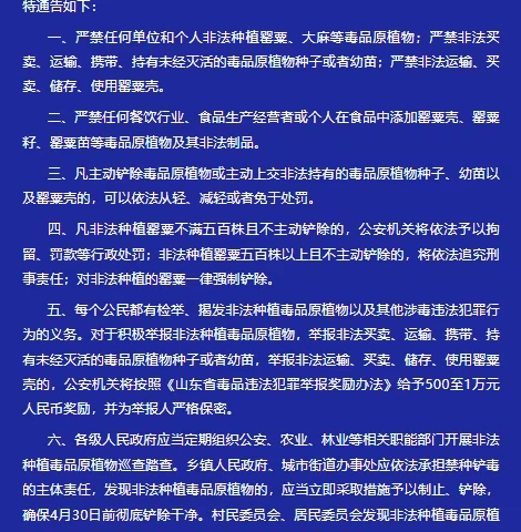 @所有半堤人，注意！看到这种花马上报警！一株也违法！