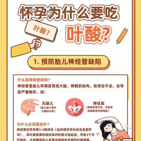 怀孕为什么要吃叶酸