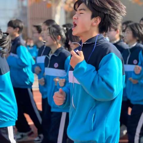 激情燃斗志 凝心向未来——沛县汉源中学主题冬季跑操比赛
