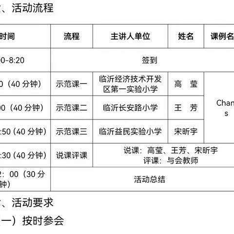 不负韶华，示范引领—-沂河新区新课标实施，小学英语骨干教师示范课