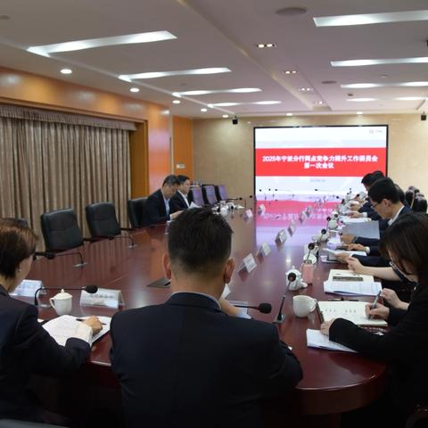 宁波分行叶凯杜盈出席2025年网点竞争力提升工作委员会第一次会议