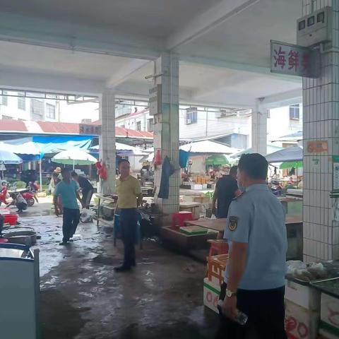 乐东黎族自治县市场监督管理局开展农贸市场食品安全检查工作