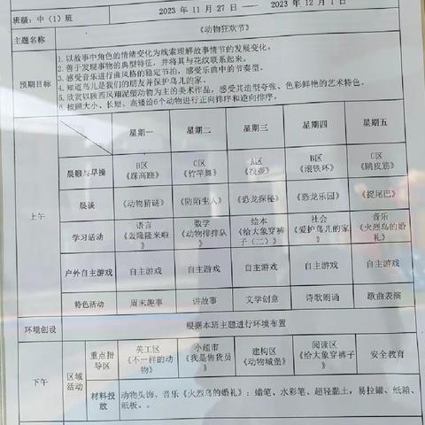 全南县社迳乡幼儿园中一班——第十四周精彩回顾