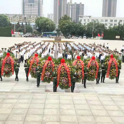 莱芜战役纪念馆全力做好烈士纪念日向人民英雄敬献花篮仪式服务保障