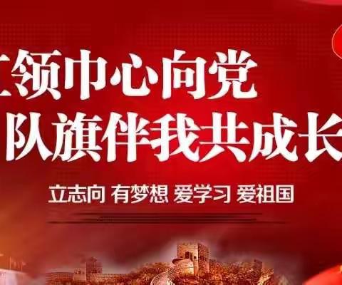 红领巾爱祖国—荆姚镇九年制学校新队员入队仪式