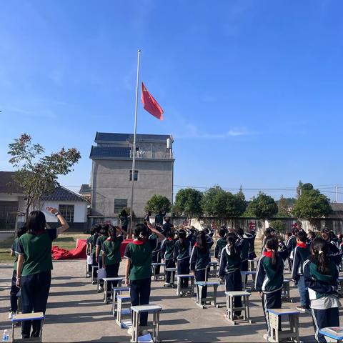 传唱红色经典 弘扬爱国精神—涌山镇官口小学