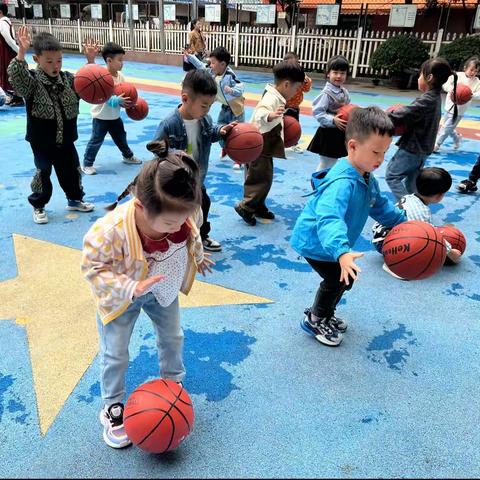 花样篮球🏀——成鸣幼儿园中班