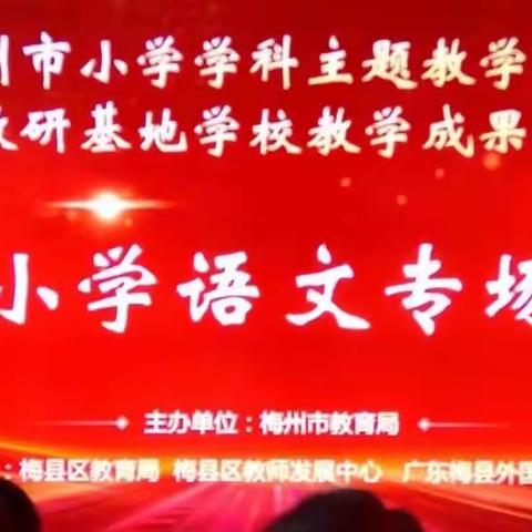 “教以共进，研以致远”——坪洋中心小学观看学习梅州市小学学科主题教学研讨活动