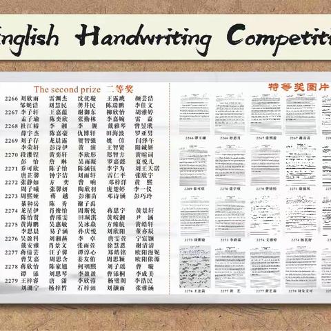 Ink and Imagination --English Handwriting Contest 笔墨润心 书写风采 ——附中博才(湘江校区)八年级硬笔书法大赛回顾