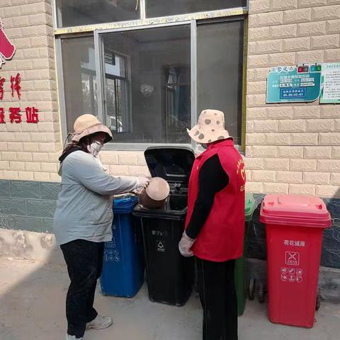 荷花路街道桃园村垃圾分类工作持续宣传