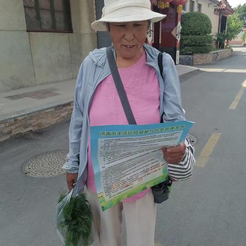荷花路街道桃园村垃圾分类工作持续宣传