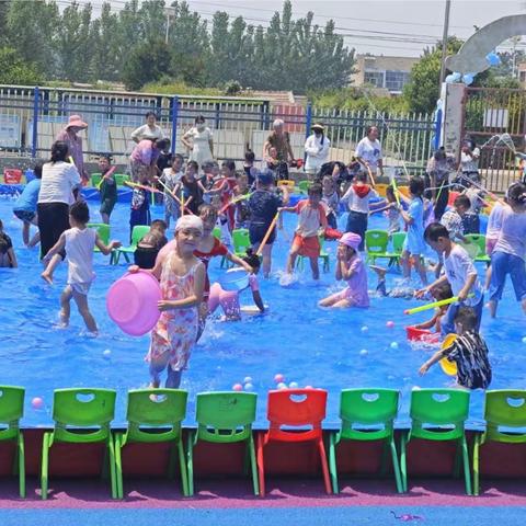 缤纷之夏      快乐六一 沙土镇中心幼儿园水域游戏