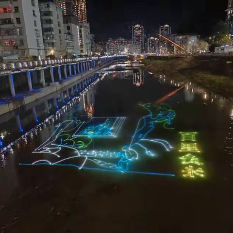 大田县均溪两岸：小县城的夜之韵