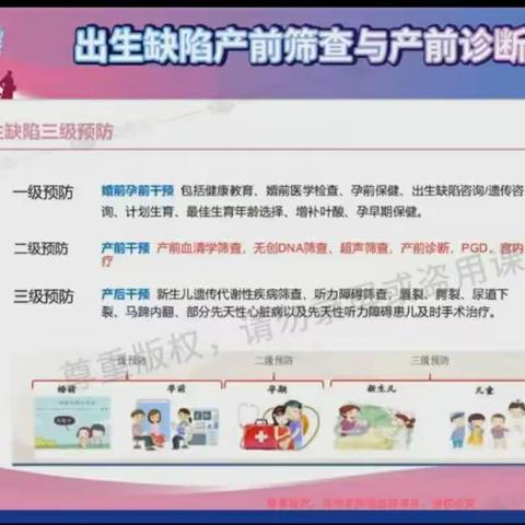 预防出生缺陷，科学健康孕育