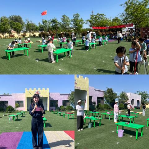 快乐迎五一，劳动小能手——东明县陆圈镇姚寨幼儿园幼儿生活自理能力评比活动