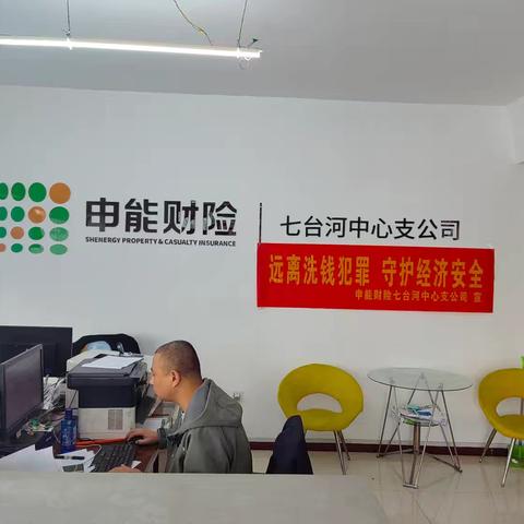 申能财险七台河中心支公司“5·15打击和防范经济犯罪”宣传