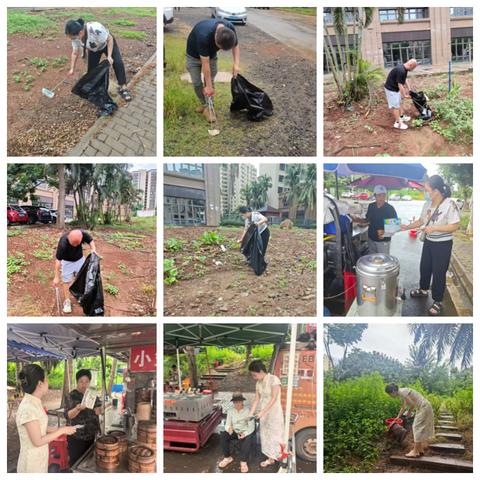 晋美社区持续开展环境卫生大扫除和翻盆倒罐活动
