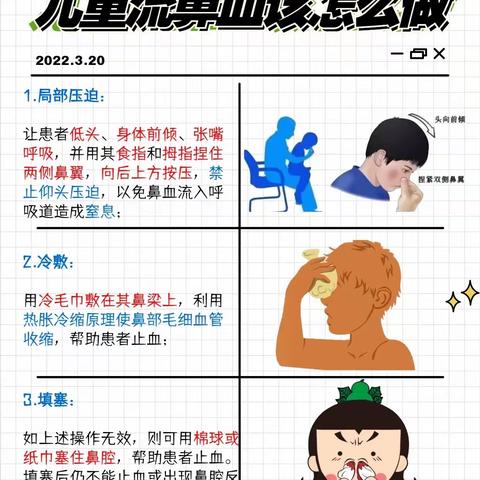 关爱儿童，健康教育，流鼻血了怎么办？——乐佳幼儿园小二班