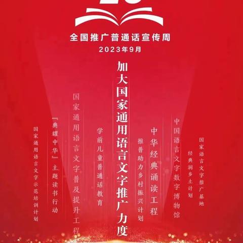 『推普周』推广普通话 奋进新征程——新干县特殊教育学校推普周活动