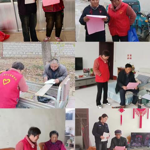 网格员入户宣传预防一氧化碳中毒