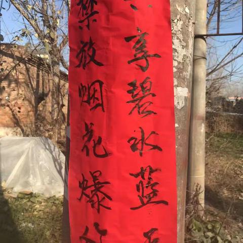 【“三零”创建】李源屯镇大李湾村春节禁燃禁放烟花，共同守护我们的家园